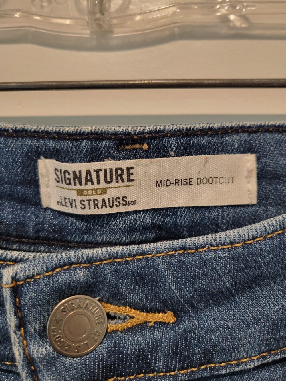 Levi Strauss Mid-Rise Tall Length Bootcut Jeans - Picture 2 of 8